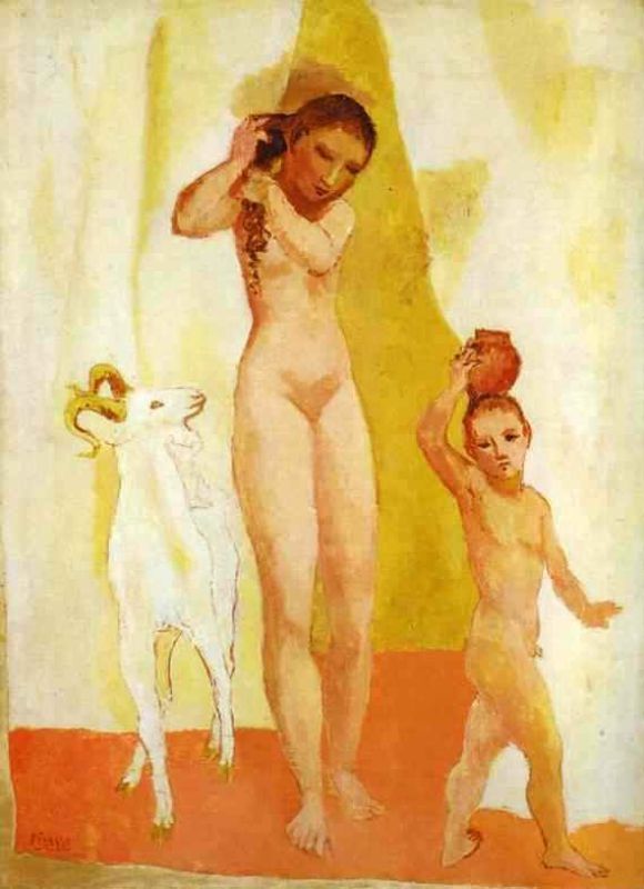 young girl with a goat 1906.jpg